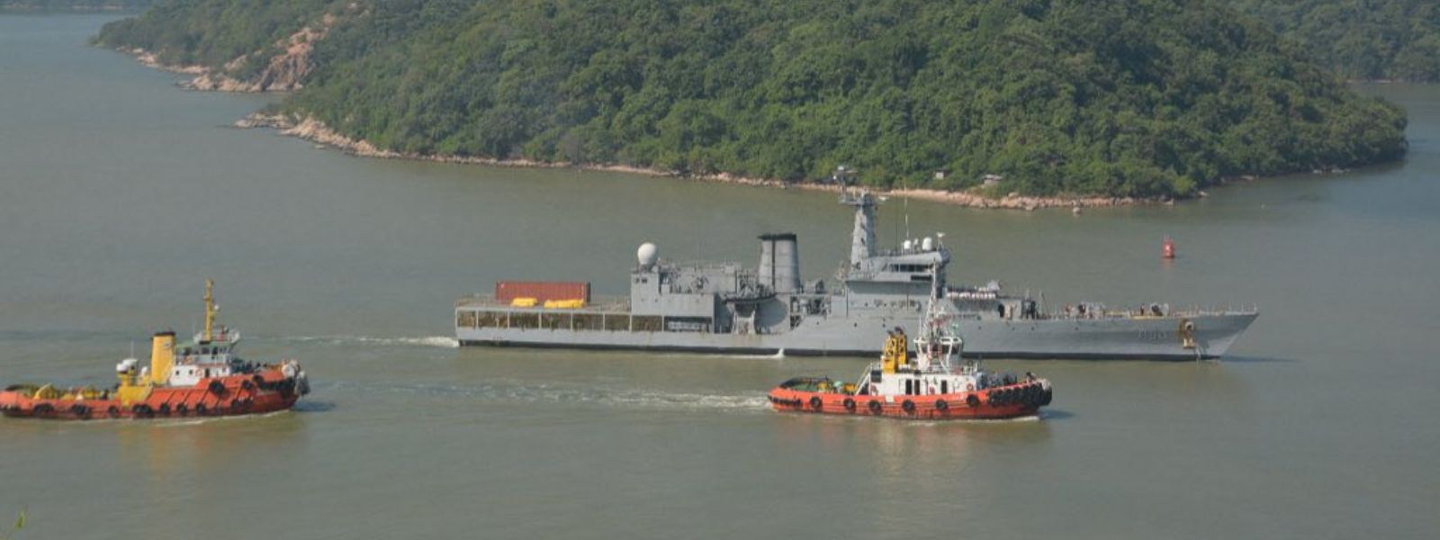 INS Sukanya Arrives In Trincomalee with More Aid